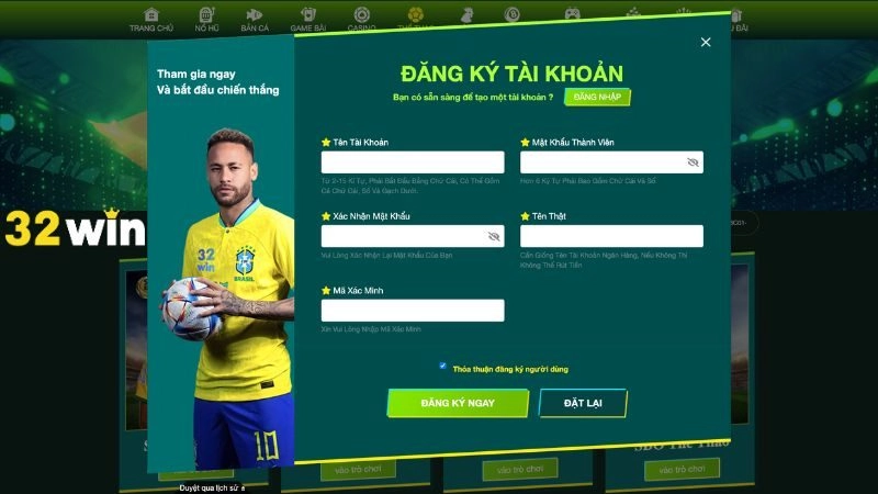 Hướng Dẫn Chi Tiết Cách Đăng Ký 32WIN Dành Cho Người Chơi Mới - nopg.top